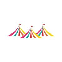 circus logo illustratie ontwerp vector