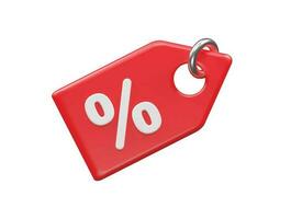 percentage uit tekst effect vector