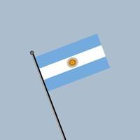 illustratie van Argentinië vlag sjabloon vector