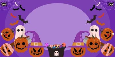 hallowen achtergrond populair vector