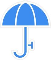 paraplu pictogramstijl vector