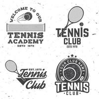 tennis club. vector illustratie.