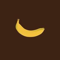banaan icoon, vector banaan icoon, geïsoleerd vlak banaan icoon