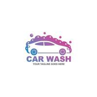 auto wassen gemakkelijk vlak logo vector