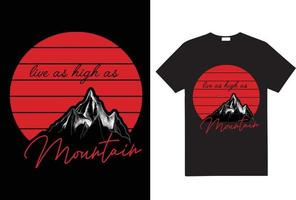 wandelen t-shirt ontwerp, berg t overhemd ontwerp, motiverende t-shirt ontwerp vector