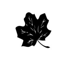 herfst bladeren pictogrammen schets. herfst bladeren geïsoleerd Aan wit achtergrond. vector