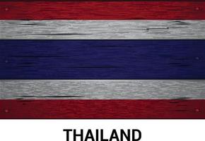 land vlag voor natie met creatief ontwerp vector