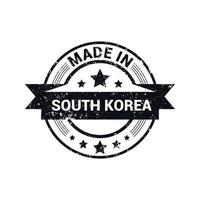 zuiden Korea postzegel ontwerp vector