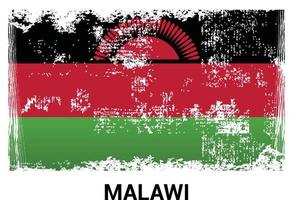 Malawi vlaggen ontwerp vector