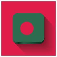 Bangladesh vlag ontwerp vector