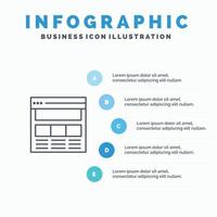 Amerikaans voetbal uitrusting speler overhemd voetbal solide icoon infographics 5 stappen presentatie achtergrond vector