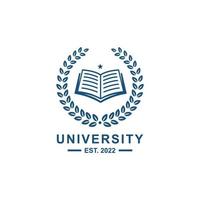 school- embleem logo ontwerp vector illustratie. onderwijs logo. Universiteit logo