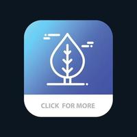 blad Canada fabriek mobiel app knop android en iOS lijn versie vector