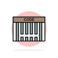 bar streepjescode code boodschappen doen abstract cirkel achtergrond vlak kleur icoon vector