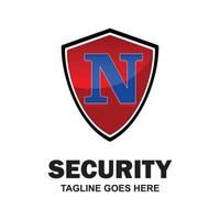 alfabetisch veiligheid logo ontwerp met creatief typografie vector