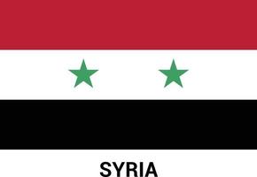 Syrië vlag ontwerp vector