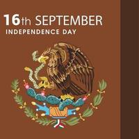 Mexico onafhankelijkheid dag ontwerp vector