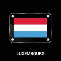 Luxemburg vlag ontwerp vector