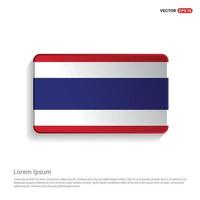 Thailand vlag ontwerp vector