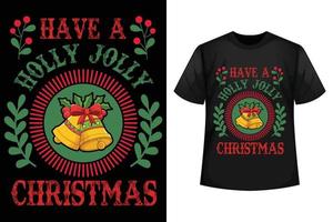 hebben een hulst vrolijk Kerstmis - Kerstmis t-shirt ontwerp sjabloon vector