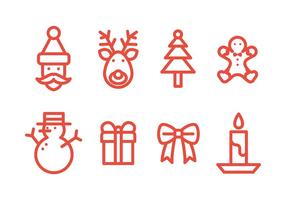 Gratis Kerst Iconen Vector