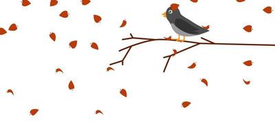 vector schattig herfst illustratie. vector.