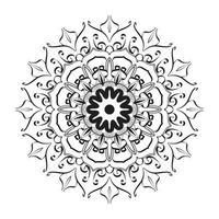 elegant mandala patroon ontwerp illustratie vector