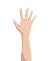 high five hand vector