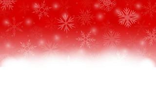 Kerstmis roze achtergrond, met sneeuwvlokken vector illustratie
