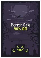 halloween poster ontwerp vector