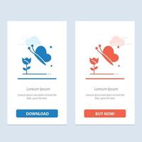 schoonheid bloem vlinder blauw en rood downloaden en kopen nu web widget kaart sjabloon vector