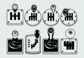 Versnellingsbak vrije vector