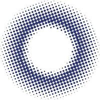 halftone circulaire patroon en vector dots