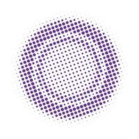 abstract halftone cirkel vector