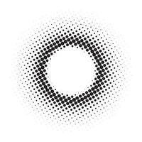cirkel halftone patroon vector