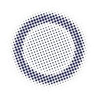 cirkel halftone patroon vector