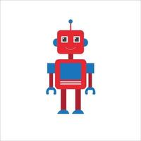 schattig robot vector illustratie mascotte