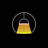 tafel lamp icoon vector