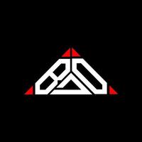 bdo brief logo creatief ontwerp met vector grafisch, bdo gemakkelijk en modern logo in driehoek vorm geven aan.