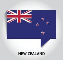 nieuw Zeeland vlag ontwerp vector