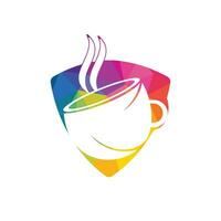 koffie cafe vector logo ontwerp. uniek koffie kop icoon logo sjabloon.