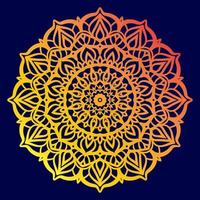 helling mandala kunst traditioneel circulaire ontwerp ronde kant decoratie vector