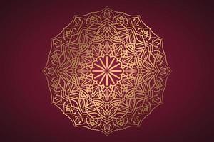 luxe mandala ontwerp achtergrond pro vector