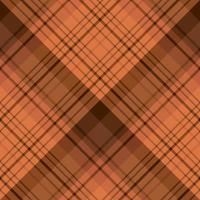 naadloos patroon in zomer oranje en bruin kleuren voor plaid, kleding stof, textiel, kleren, tafelkleed en andere dingen. vector afbeelding. 2