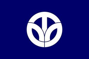 fukui vlag, Japan prefectuur. vector illustratie