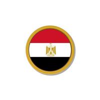 illustratie van Egypte vlag sjabloon vector