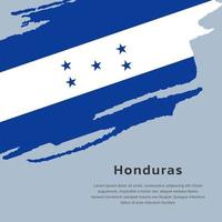 illustratie van Honduras vlag sjabloon vector