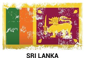 Sri Lanka onafhankelijkheid dag ontwerp kaart vector