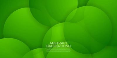 abstract groen achtergrond met cirkel schaduw vormen.kleurrijk groen ontwerp. helder en modern concept. eps10 vector