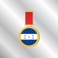 illustratie van Honduras vlag sjabloon vector